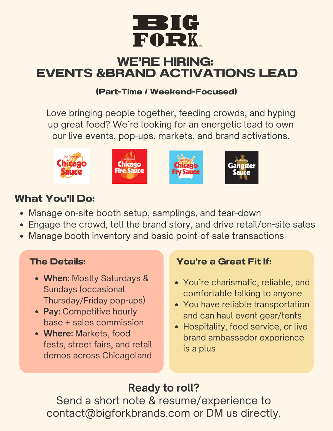 We're Hiring!!