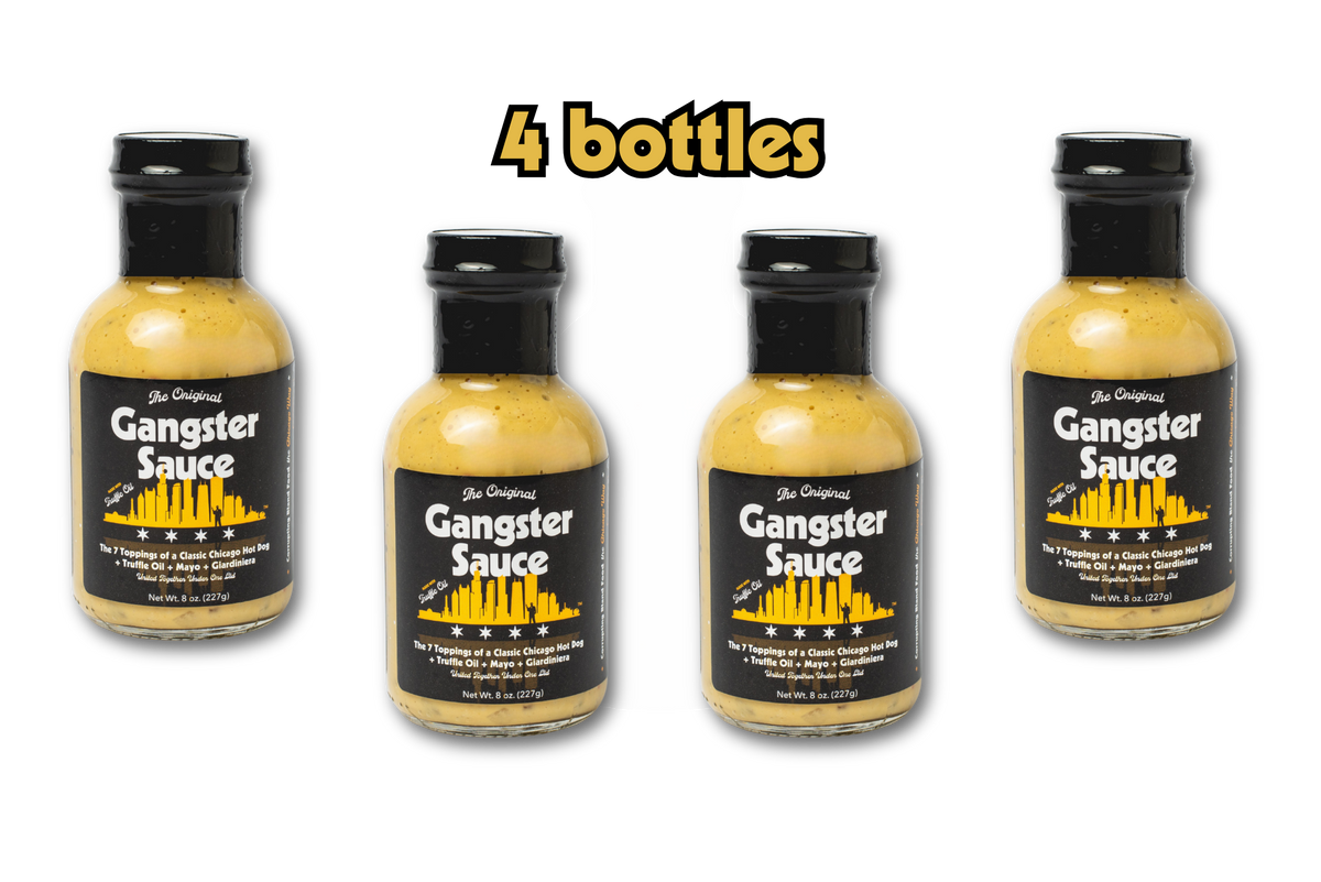 4 bottles of Gangster Sauce